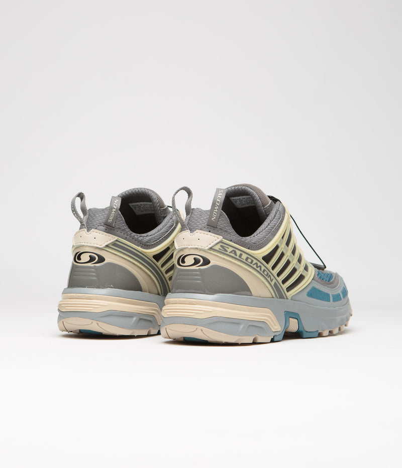 Salomon ACS Pro Shoes in Pewter and Monument / Aegean Blue