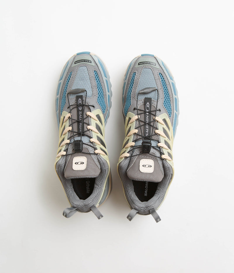 Salomon ACS Pro Shoes in Pewter and Monument / Aegean Blue