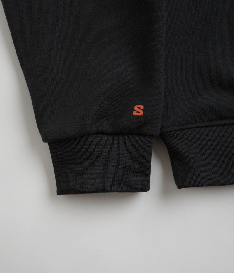 Salomon Bow Graphic Hoodie in Deep Black