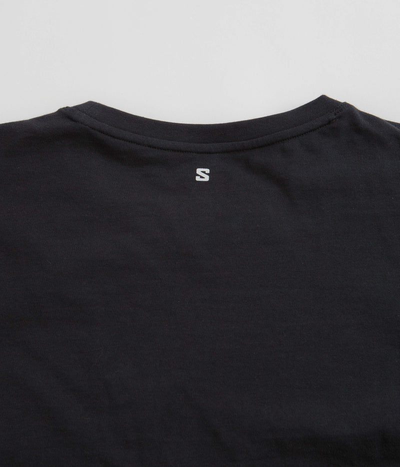 Salomon Globe Graphic T-Shirt in Deep Black