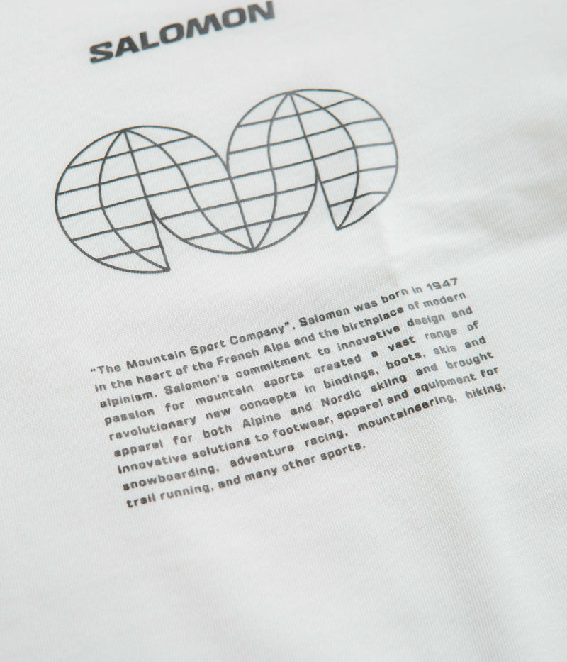 Salomon Globe Graphic T-Shirt in White