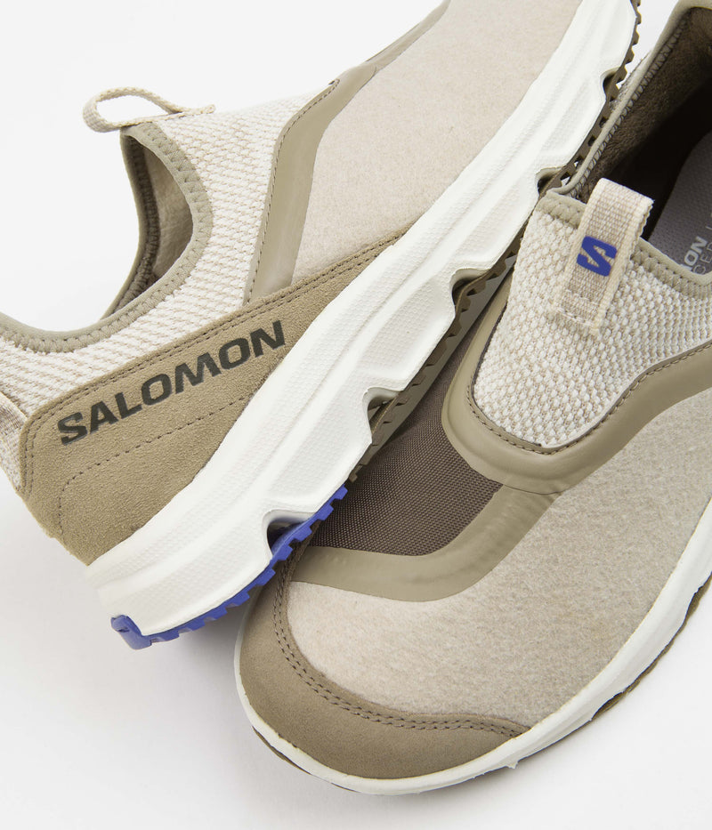 Salomon RX Snug Winter Adventures Shoes in Vintage Khaki and Feather Grey / Major Brown