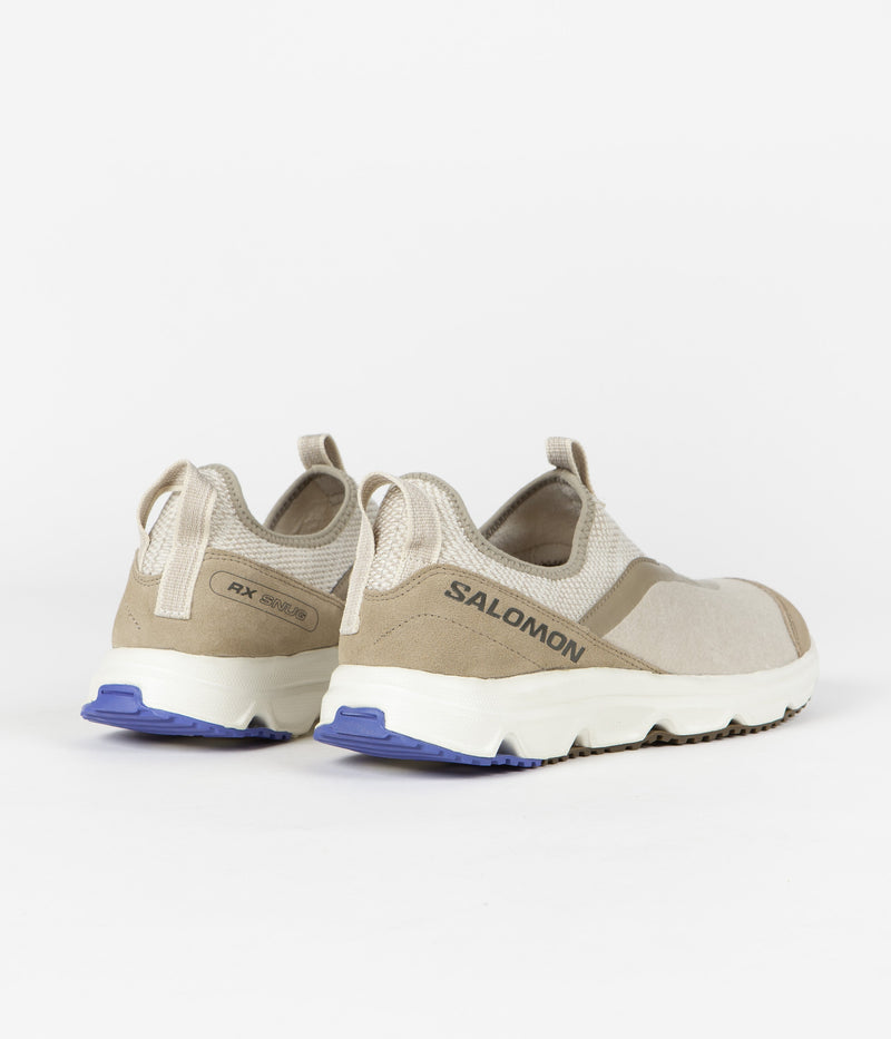 Salomon RX Snug Winter Adventures Shoes in Vintage Khaki and Feather Grey / Major Brown