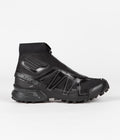 Salomon Snowcross Shoes in Black and Black / Magnet