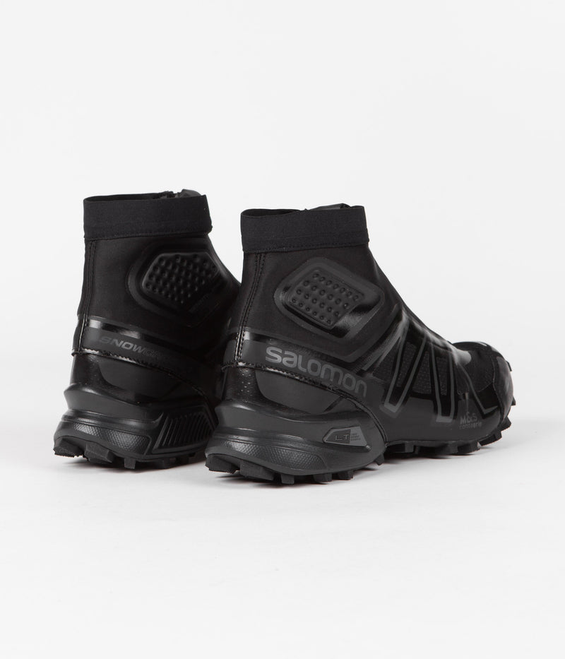 Salomon Snowcross Shoes in Black and Black / Magnet