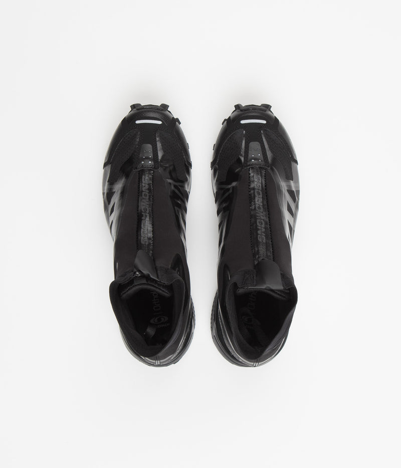 Salomon Snowcross Shoes in Black and Black / Magnet