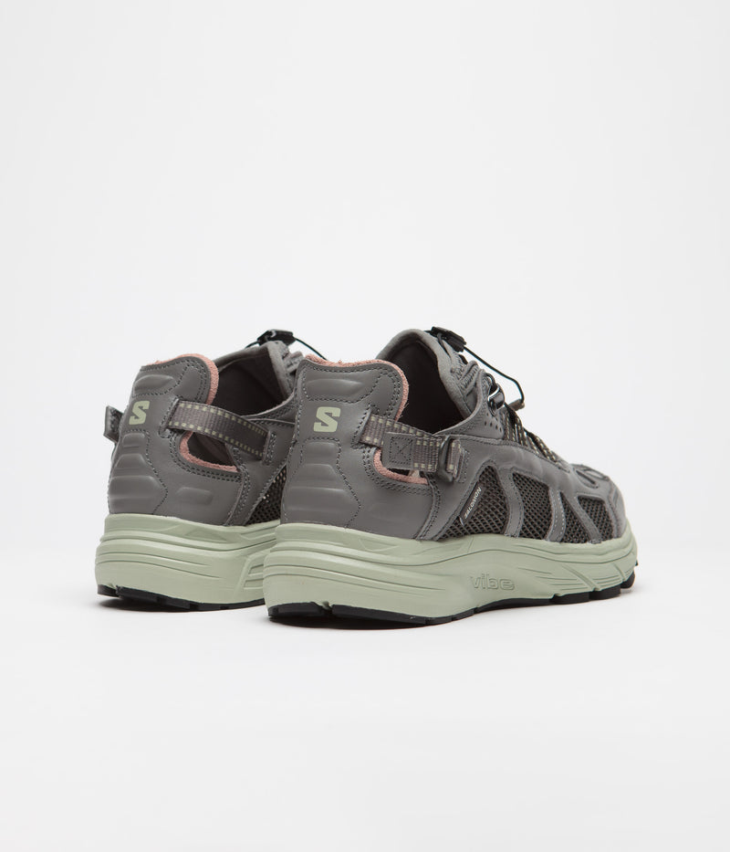 Salomon Techsonic LTR Shoes in Pewter and Desert Sage / Beluga