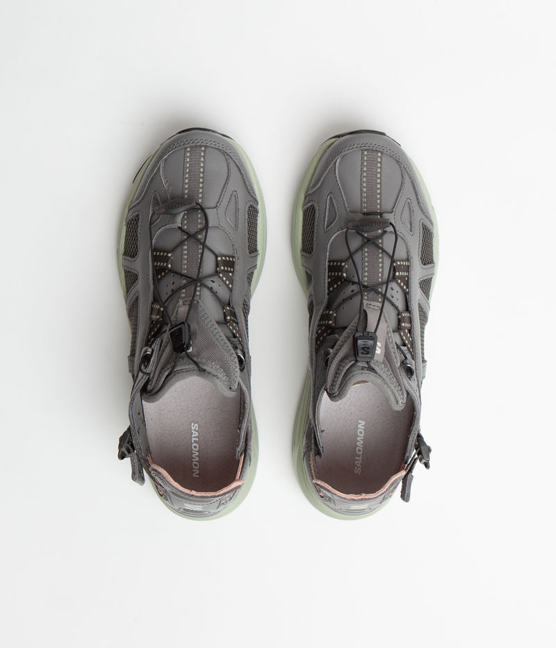 Salomon Techsonic LTR Shoes in Pewter and Desert Sage / Beluga