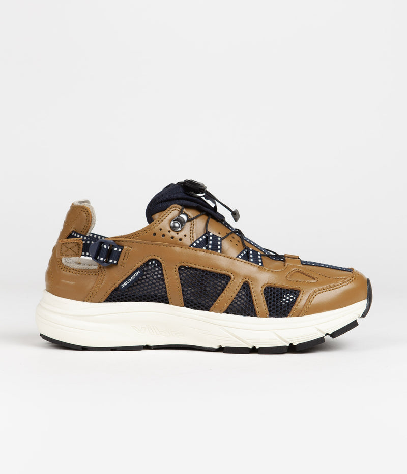 Salomon Techsonic LTR Shoes in Rubber and Vanilla Ice / Dark Sapphire