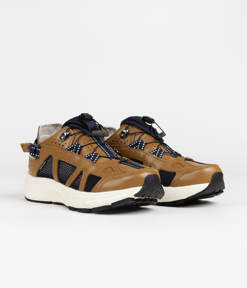 Salomon Techsonic LTR Shoes in Rubber and Vanilla Ice / Dark Sapphire