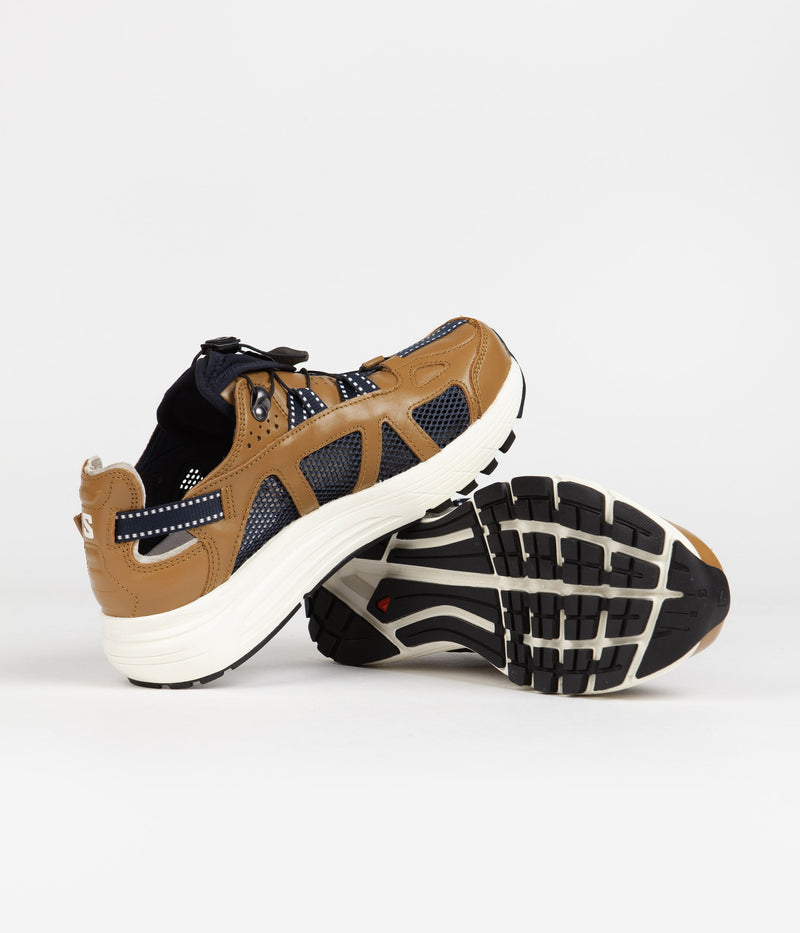Salomon Techsonic LTR Shoes in Rubber and Vanilla Ice / Dark Sapphire
