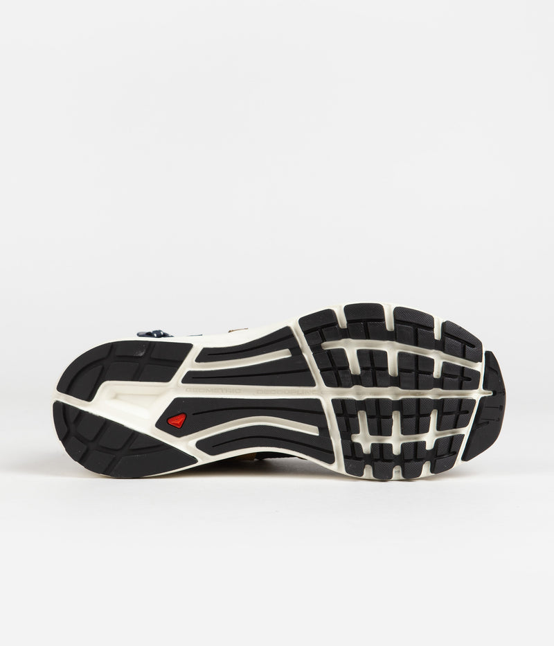 Salomon Techsonic LTR Shoes in Rubber and Vanilla Ice / Dark Sapphire