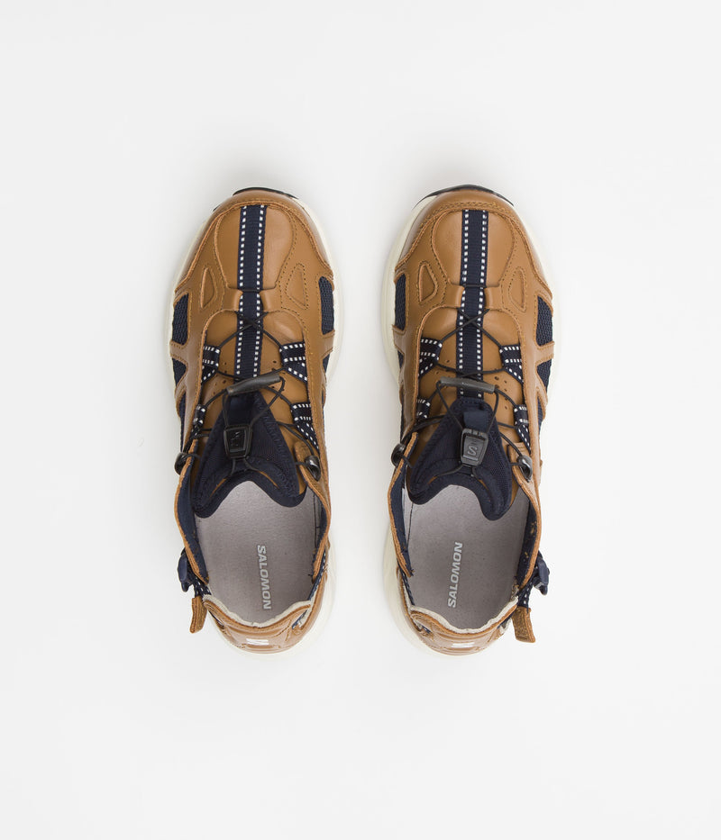 Salomon Techsonic LTR Shoes in Rubber and Vanilla Ice / Dark Sapphire