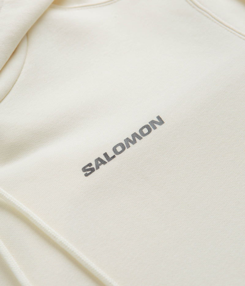 Salomon Window Graphic Hoodie in Vanilla Ice