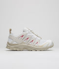 Salomon XA Pro 3D La Yaute Shoes in White and White Pepper / High Risk Red
