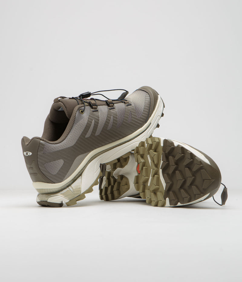 Salomon XT-4 OG Aurora Borealis Shoes in Canteen and Transparent Yellow / Dried Herb