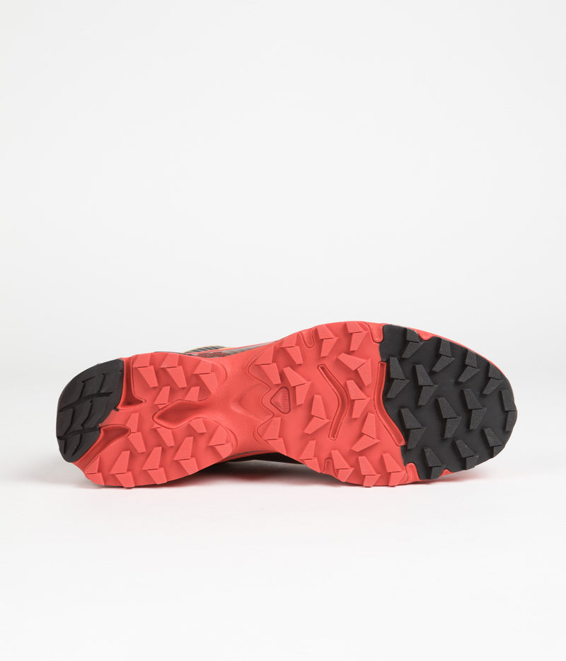 Salomon XT-4 OG Shoes in Fiery Red and Black / Empire Yellow