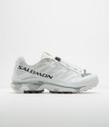 Salomon XT-4 OG Shoes in White and Ebony / Lunar Rock