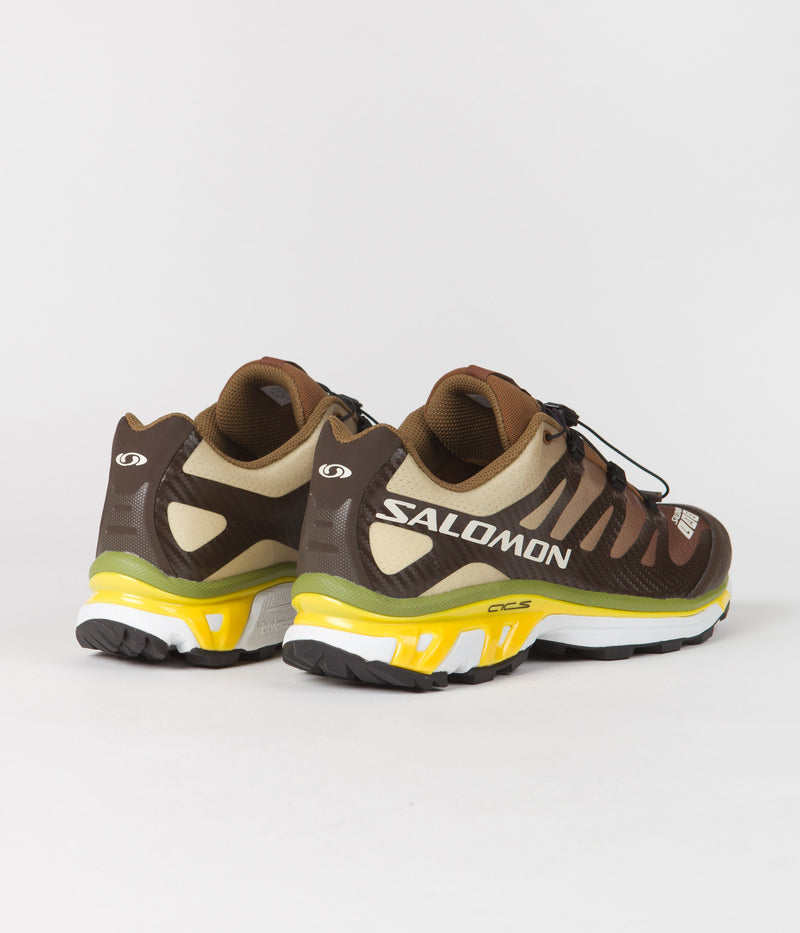 Salomon XT-4 Shoes in Delicioso and Toffee / Empire Yellow