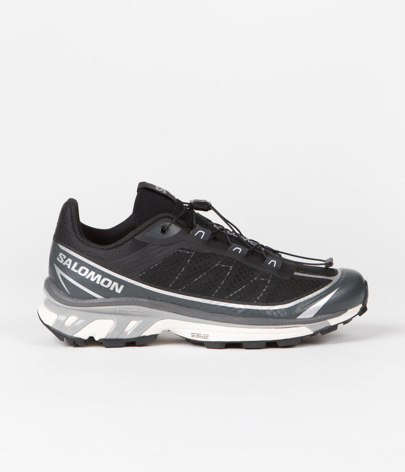 Salomon XT-6 FT Shoes in Black and Ebony / Silver Metallic X