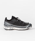Salomon XT-6 FT Shoes in Black and Ebony / Silver Metallic X