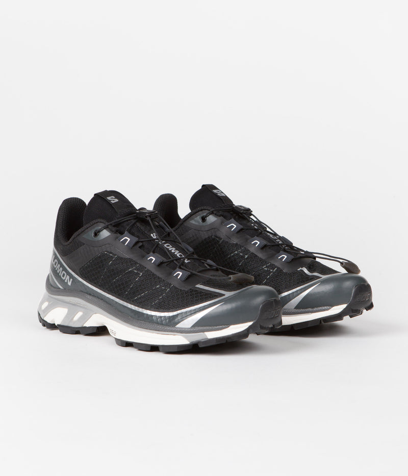 Salomon XT-6 FT Shoes in Black and Ebony / Silver Metallic X
