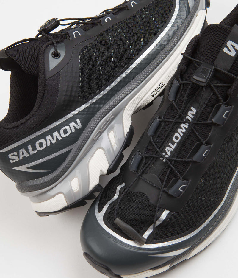 Salomon XT-6 FT Shoes in Black and Ebony / Silver Metallic X