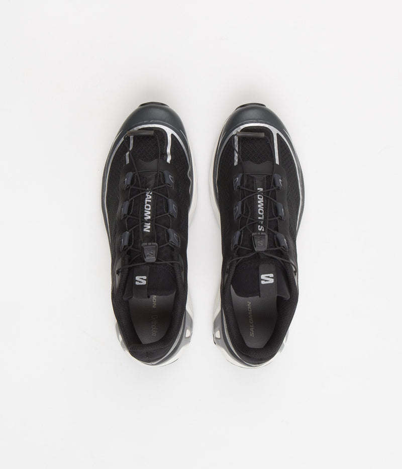 Salomon XT-6 FT Shoes in Black and Ebony / Silver Metallic X