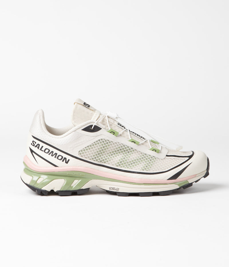Salomon XT-6 FT Shoes in Rainy Day and Epsom / Peach Beige