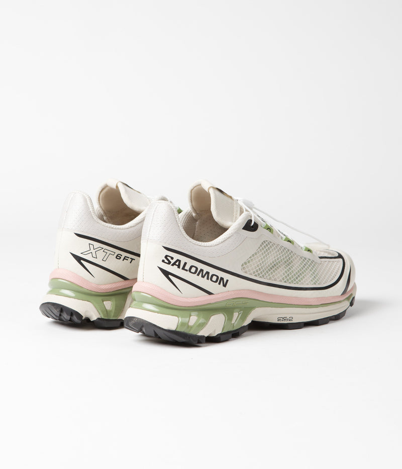 Salomon XT-6 FT Shoes in Rainy Day and Epsom / Peach Beige