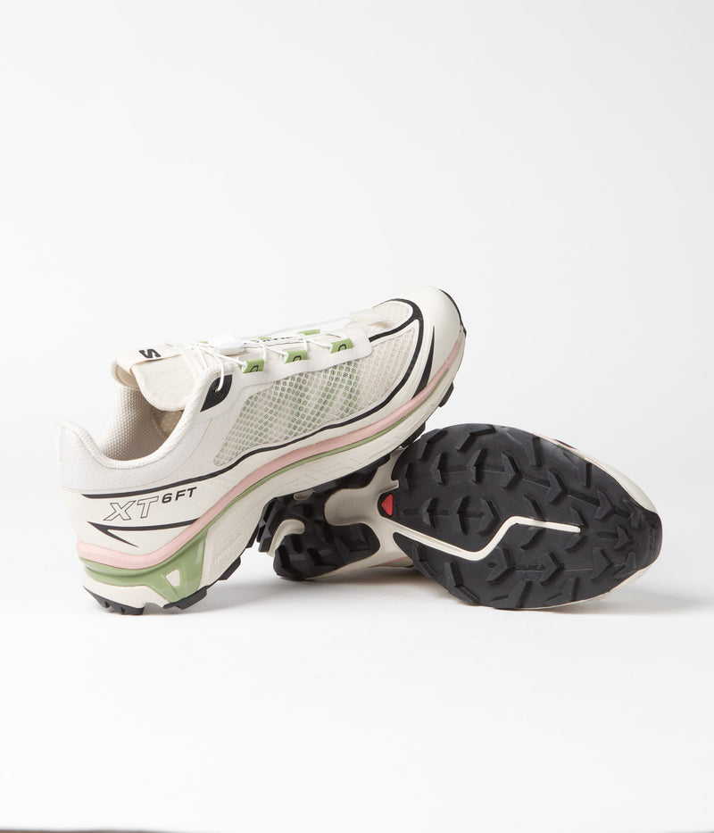Salomon XT-6 FT Shoes in Rainy Day and Epsom / Peach Beige