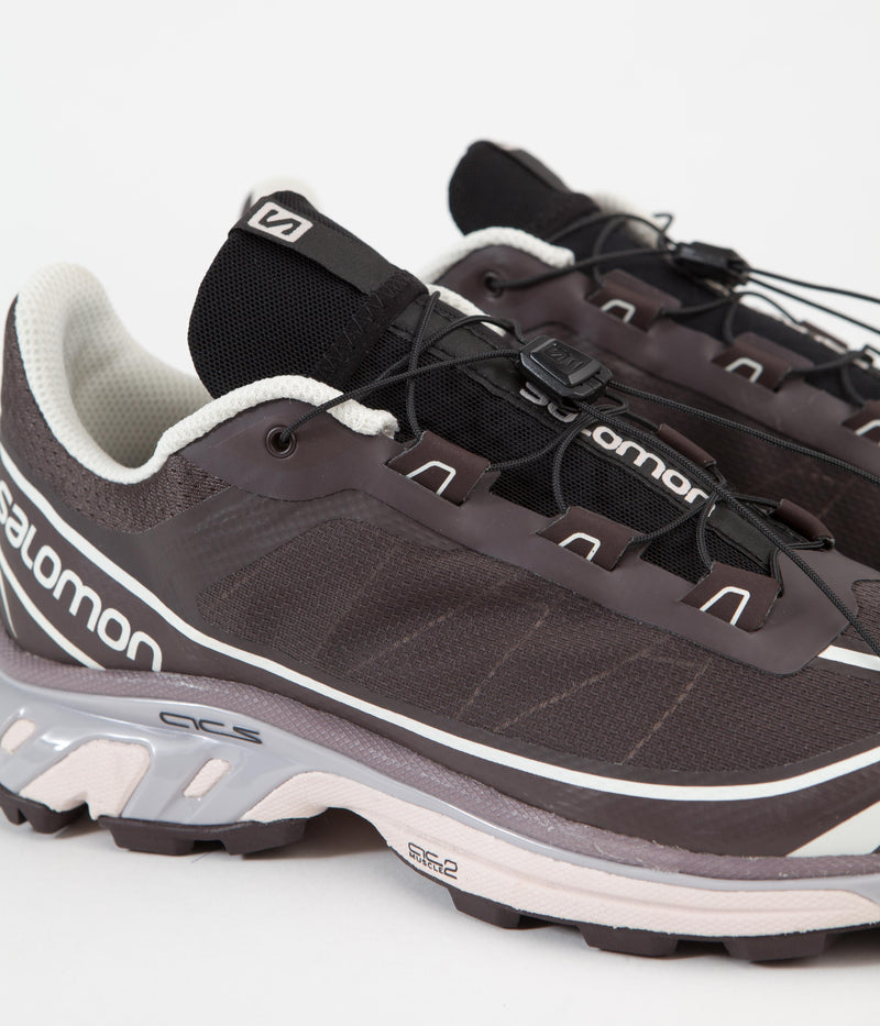Salomon XT-6 FT Shoes in Shale and Chocolate Plum / Morganite