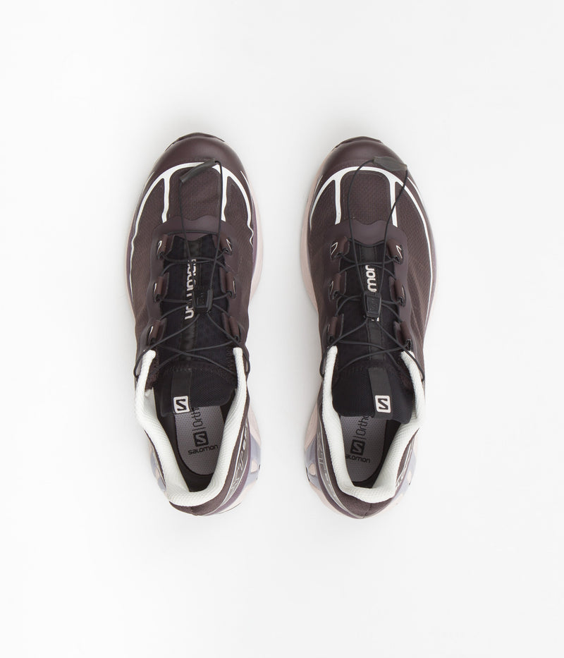 Salomon XT-6 FT Shoes in Shale and Chocolate Plum / Morganite