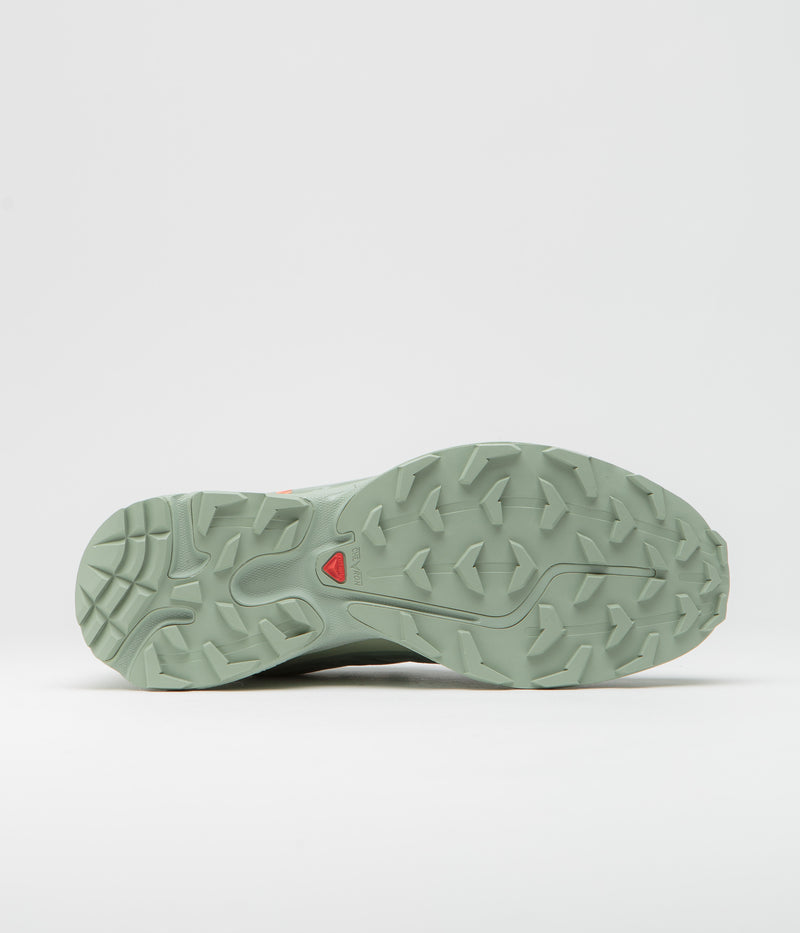 Salomon XT-6 GTX Shoes in Desert Sage and Lily Pad / Laurel Wreath