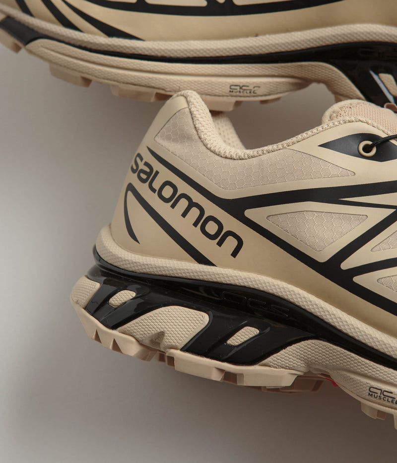 Salomon XT-6 GTX Shoes in Safari and Safari / Black