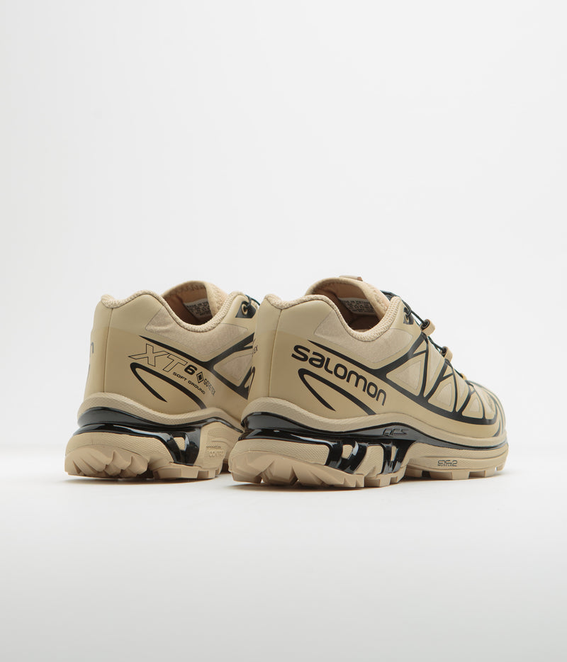 Salomon XT-6 GTX Shoes in Safari and Safari / Black