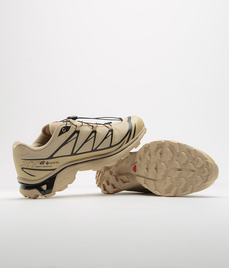 Salomon XT-6 GTX Shoes in Safari and Safari / Black