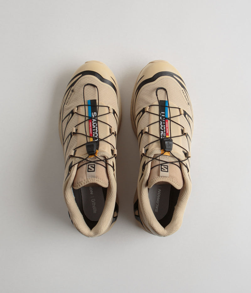 Salomon XT-6 GTX Shoes in Safari and Safari / Black