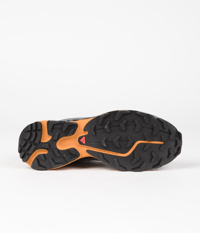 Salomon XT-6 GTX Utility Shoes in Black and Ebony / Marmalade