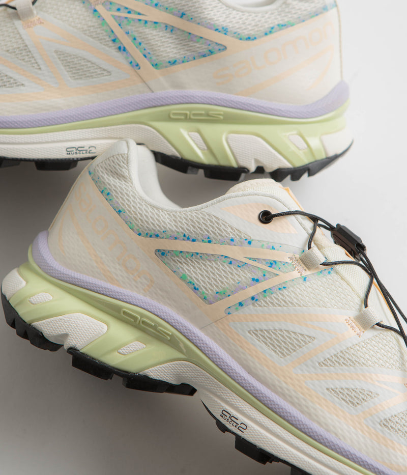 Salomon XT-6 Mindful 3 Shoes in Vanilla Ice and Cloud Pink / Orchid Petal