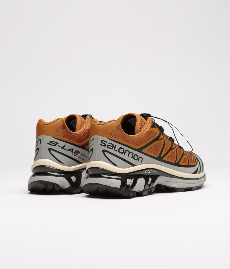 Salomon XT-6 Shoes in Cathay Spice and Quarry / Rose Cloud