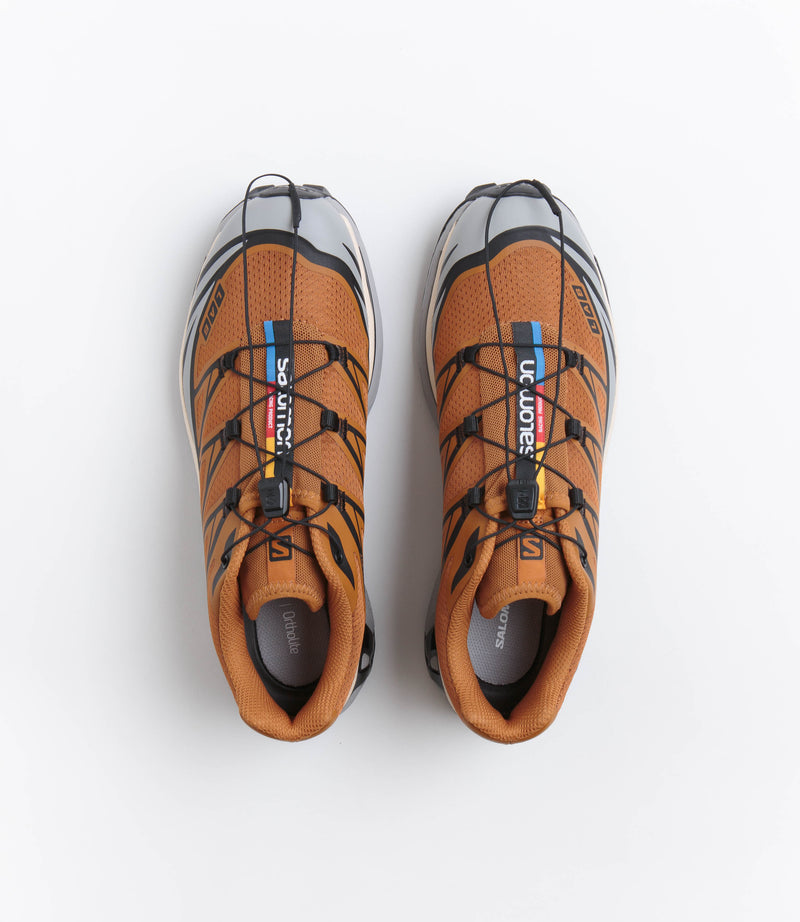 Salomon XT-6 Shoes in Cathay Spice and Quarry / Rose Cloud
