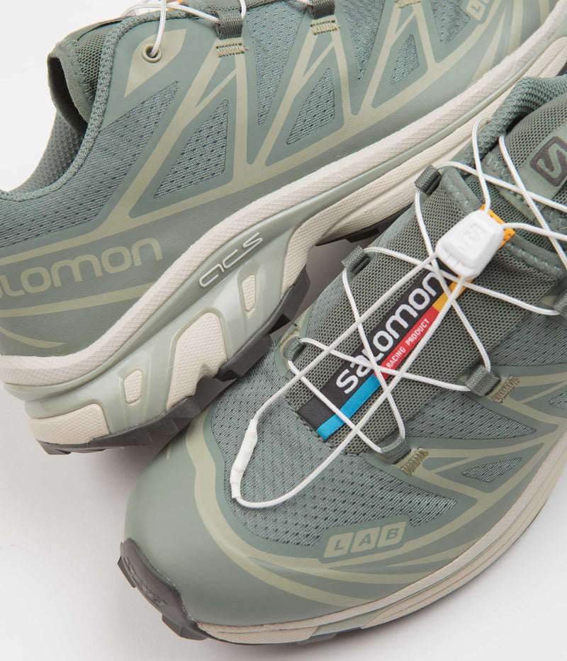 Salomon XT-6 Shoes in Laurel Wreath and Lily Pad / Desert Sage