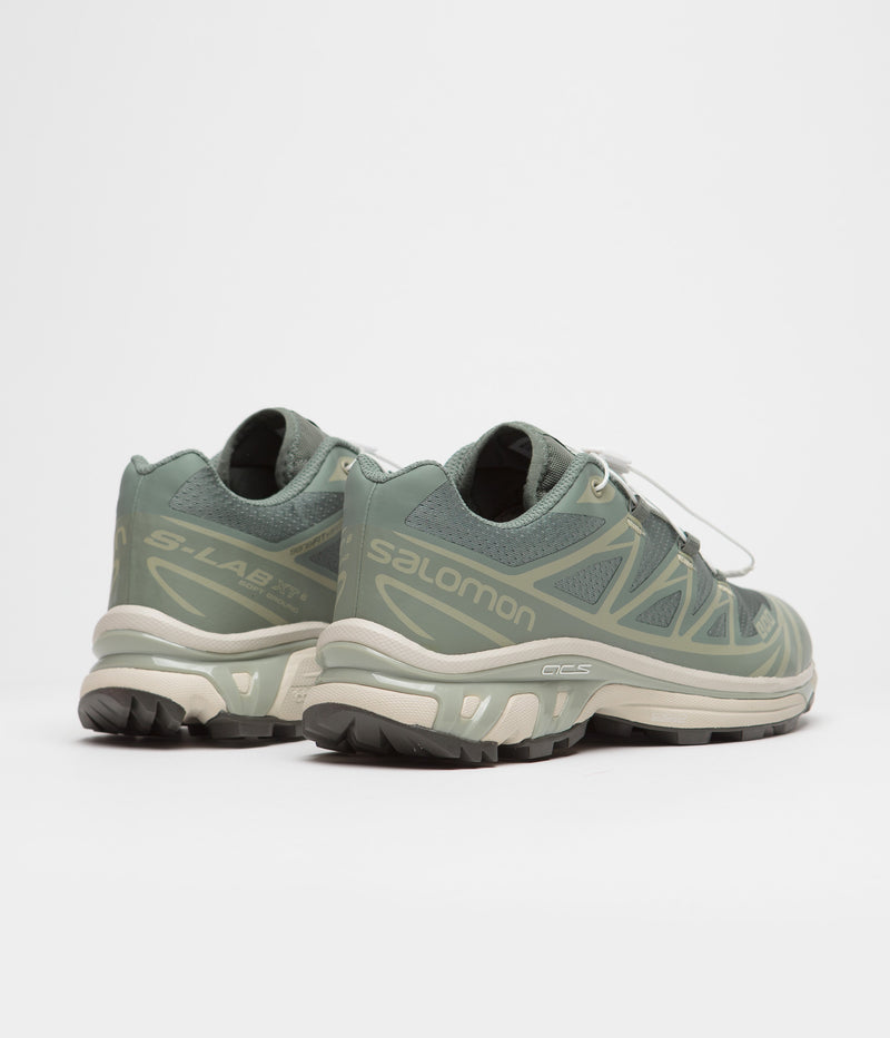 Salomon XT-6 Shoes in Laurel Wreath and Lily Pad / Desert Sage
