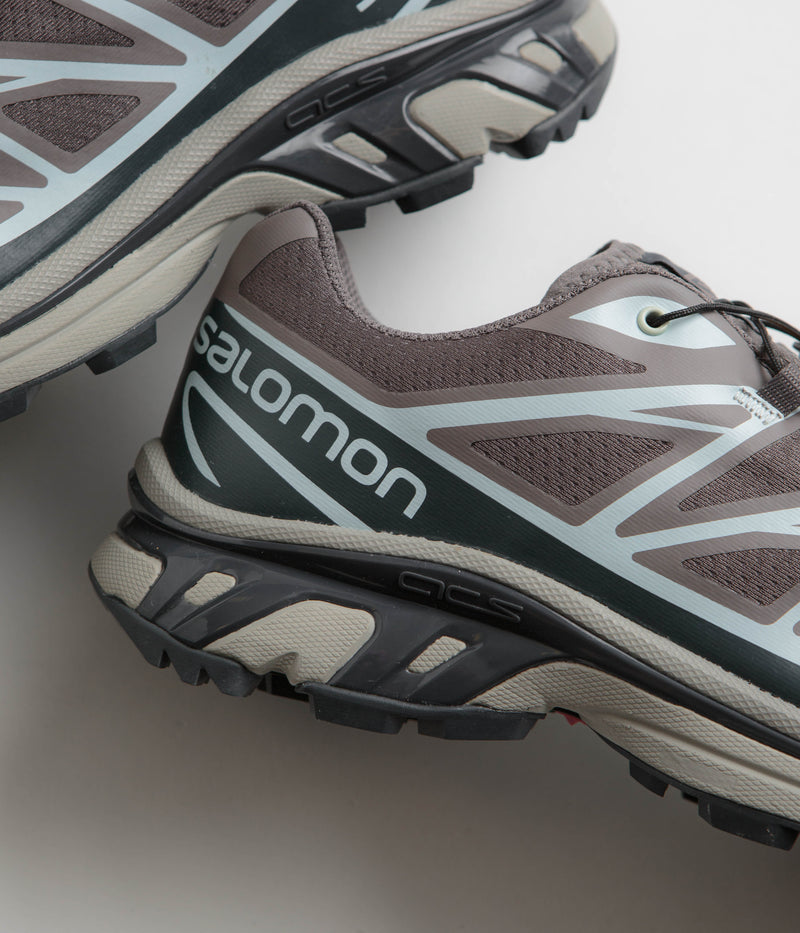 Salomon XT-6 Shoes in Plum Kitten and India Ink / Ballad Blue