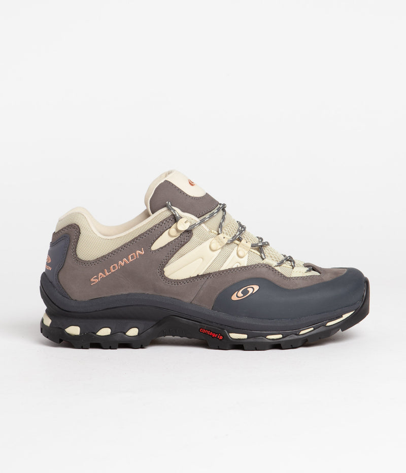 Salomon XT-Quest 2 Shoes in Ebony and Pewter / Moth