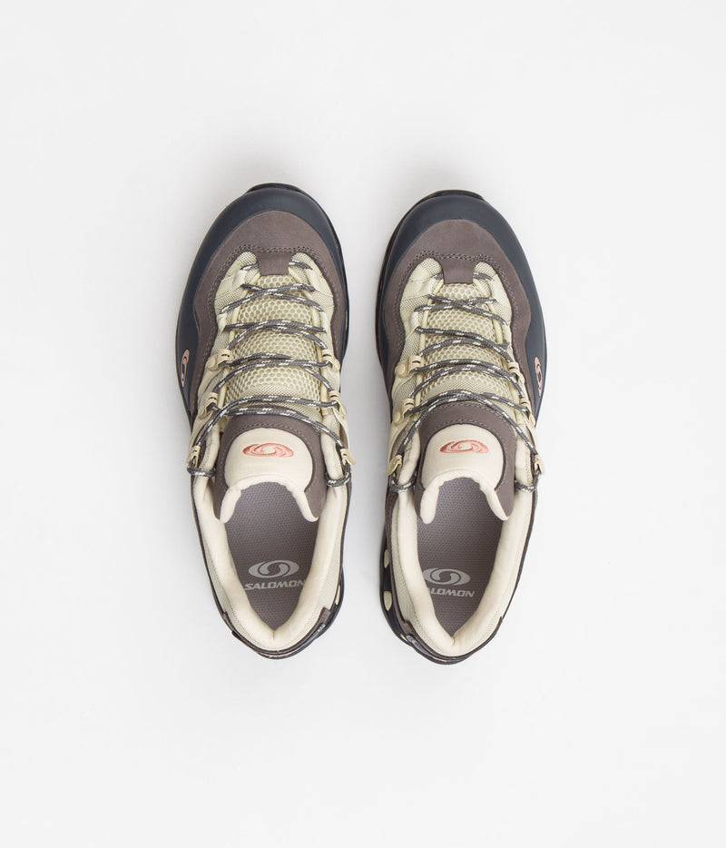 Salomon XT-Quest 2 Shoes in Ebony and Pewter / Moth
