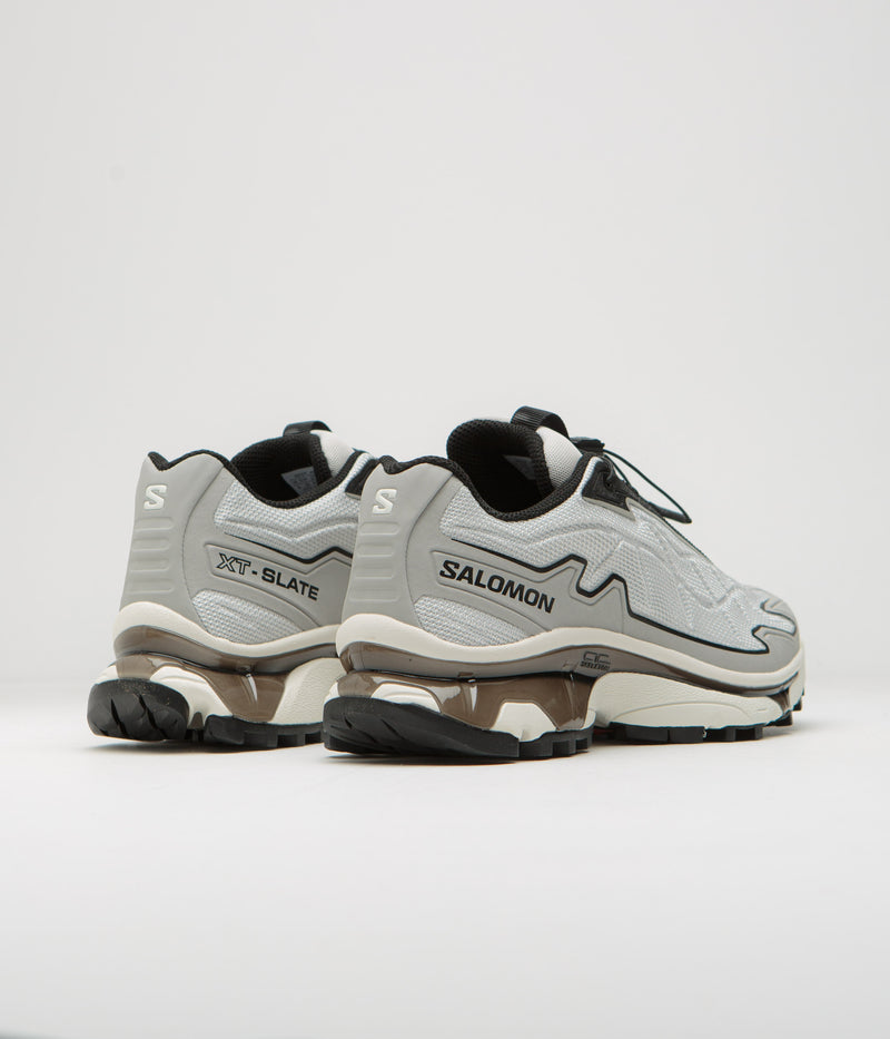 Salomon XT-Slate Shoes in Glacier Gray and Ghost Gray / Black