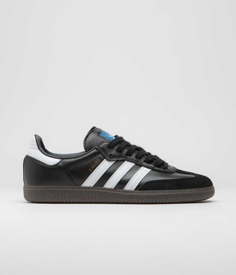 Adidas Samba ADV Shoes in Core Black and FTWR White / Gum5