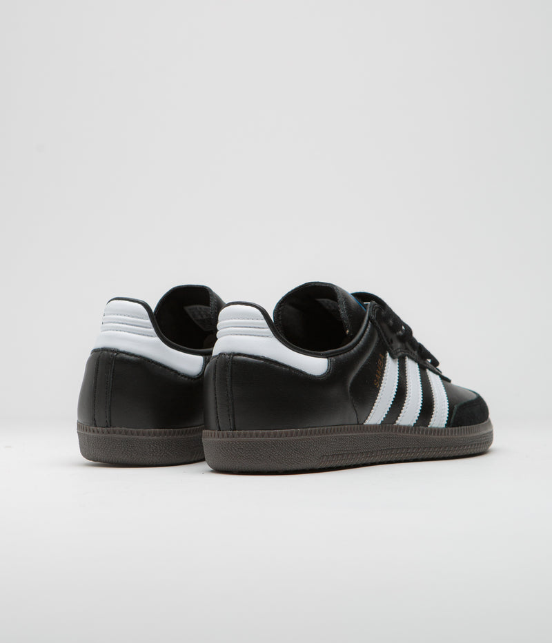 Adidas Samba ADV Shoes in Core Black and FTWR White / Gum5